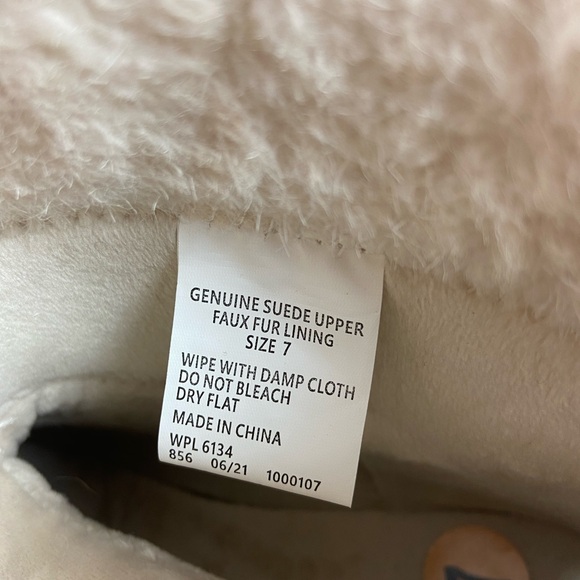 New Womens MUK LUKS Flexi Hoboken Tan Suede Memory Foam Ankle Boots Sz 7 WPL6134 - Picture 9 of 10